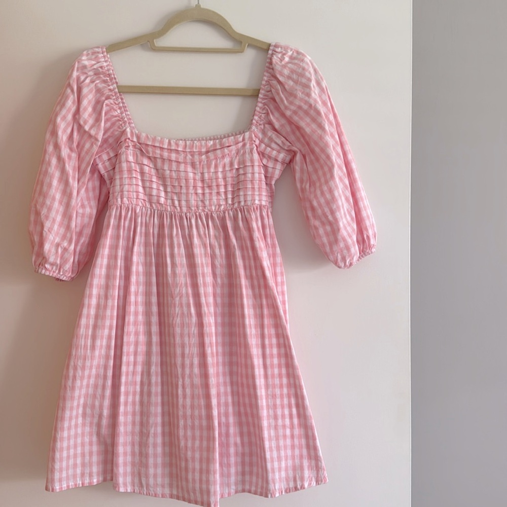 Geraline Gingham Mini Dress
